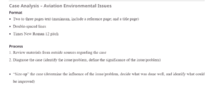 Aviation Environmental Issues