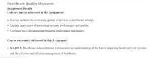 Healthcare Quality Measures