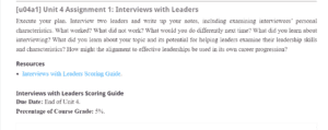 Interviews with Leaders