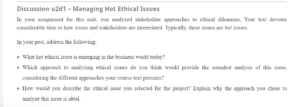 Managing Hot Ethical Issues
