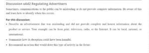 Regulating Advertisers