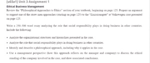 Ethical Business Management