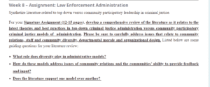 Law Enforcement Administration