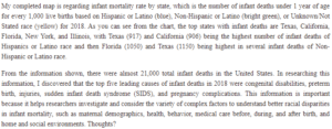 Infant Mortality