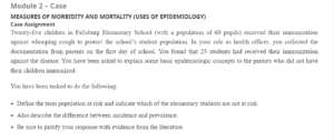 Measures of Morbidity and Mortality