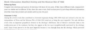 The Mexican War of 1846 Responses