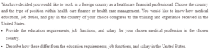 Working In a Foreign Country