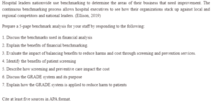 Financial Benchmarking Analysis