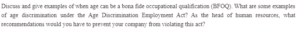 Age Discrimination In Employment