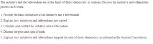 Initiatives and Referendums in Arizona
