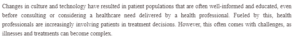 Patient Preferences and Decision Making