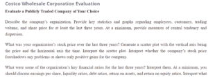 Costco Wholesale Corporation Evaluation