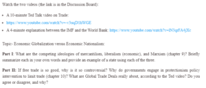 Economic Globalization versus Economic Nationalism