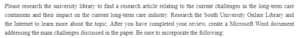 Challenges in Long-Term Care (2)