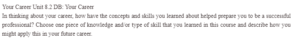Concepts Learned and Importance to My Career