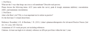 Drug Diffusion and The Beer List