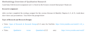Methodology Overview of Qualitative Research