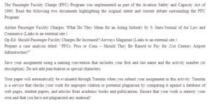 PFCs-Pros or Cons-Should They Be Raised to Pay for 21st Century Airport Infrastructure?