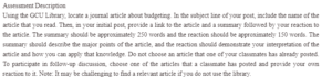 Budgeting Systems in the Strategic Management Accounting
