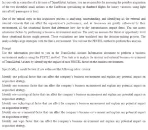 Business Environment Analysis