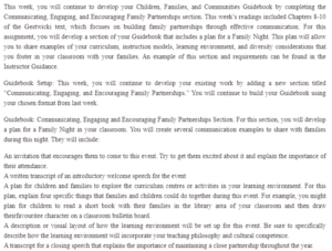 Communicating, Engaging, and Encouraging Family Partnerships