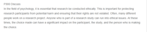 Conducting Ethical Research