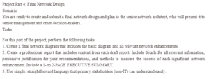 Final Network Design and Executive Summary