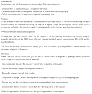 Funding Pitch