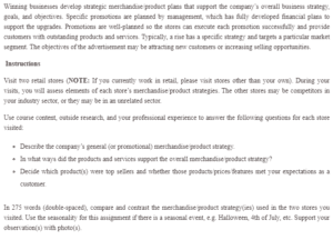 Identifying Merchandise and Product Strategy
