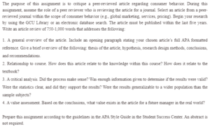 Marketing Article Review