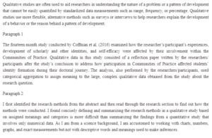 Qualitative Studies