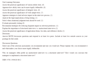 Staffing Assessments