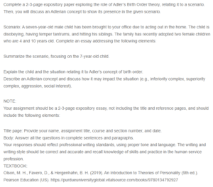 Adlerian Personality Theories