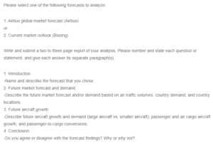 Airbus Global Market Forecast