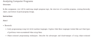 Analyzing Computer Programs