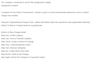 Apple Organizational Change