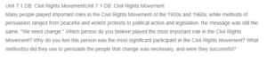 Civil Rights Movement