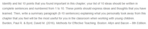 Classroom Assessment Implementation