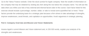 Company Overview and Mission and Vision Statements-Apple Inc
