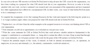 Corporate Social Responsibility Journey