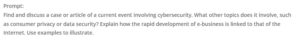 Current Events and Cyber Security