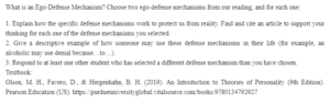 Ego-Defense Mechanisms