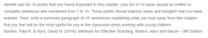 Instructional Strategies