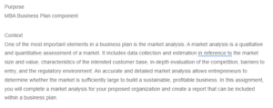 Market Analysis Research
