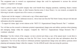 Organizational Change Research