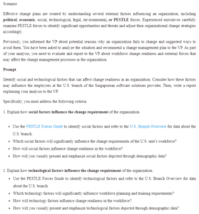 Social and Technological Factors Influencing Change