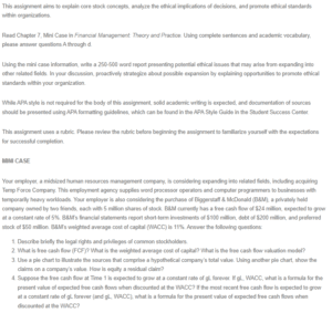 Stockholder Rights, Cash Flow, and Company Valuation