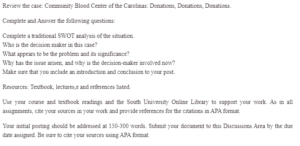 The Community Blood Center of the Carolinas