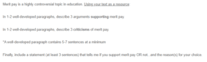 The Pros and Cons of Merit Pay for Teachers