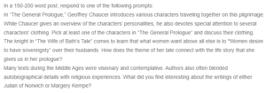 What I found interesting about the writings of Julian of Norwich